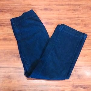 Chico's Platinum High Rise Dark Wash Denim Jeans, Size 1